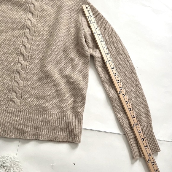 MAX MARA NETTARE LUXE CASHMERE PULLOVER SWEATER NEUTRAL COWL NECK WOMEN SZ SMALL - Picture 14 of 16